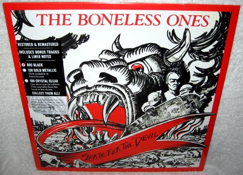 THE BONELESS ONES "Skate For The Devil" LP (Beer City)